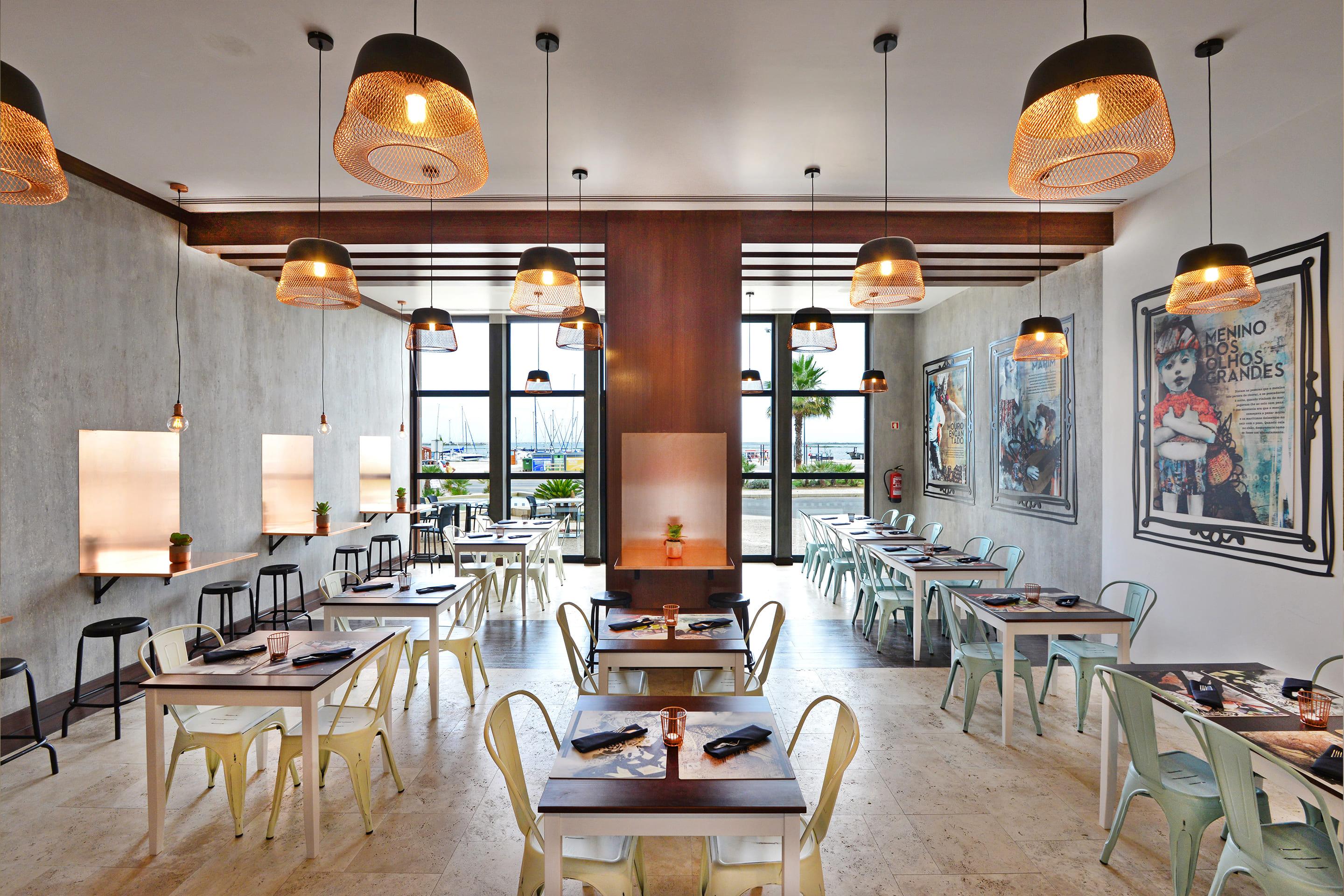 Real Marina Hotel & Spa Olhão Dış mekan fotoğraf Restaurant interior